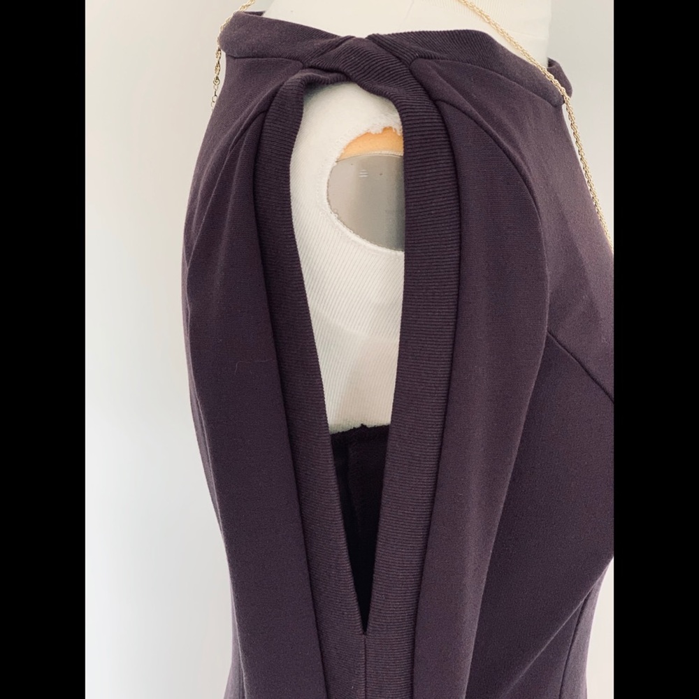 All Saints Emelle Cold Shoulder Dress 6 - Picture 3 of 8